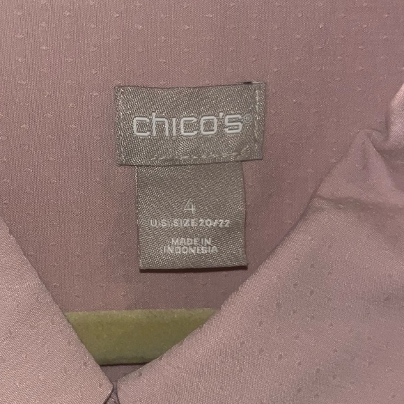 Chicos pink button up Shirt - Picture 3 of 5